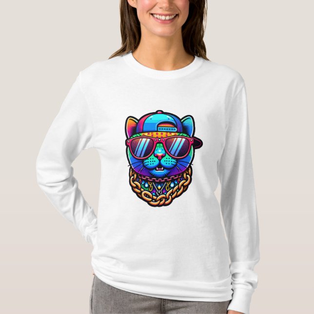 Camiseta Bunte Partykatze (Frente)