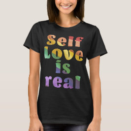 Camiseta Buntes & Inspirierendes Selbstliebe-Design