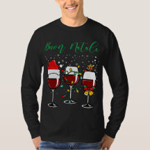 Buon Natale Festive Wine Glass Italiano