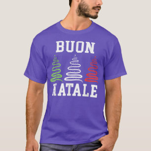 Camiseta Buon Natale Italy Pride Xmas Holiday Italiano Chri