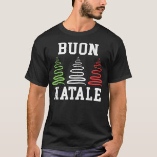 Camiseta Buon Natale Italy Pride Xmas Holiday Italiano Chri