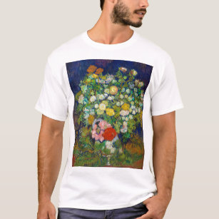 Camiseta Buquê das Flores em um Vaso, Van Gogh