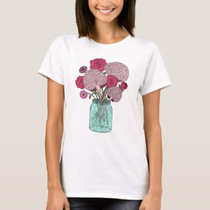 Camiseta Buquê de Flor do Cérebro