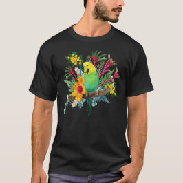 Camiseta Buquê de flor selvagem bugerigar australiano