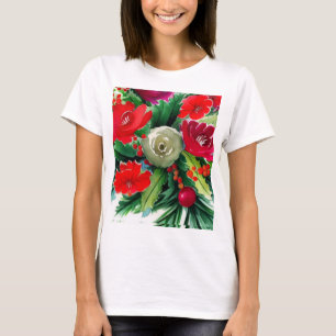 Camiseta Buquê de Natal