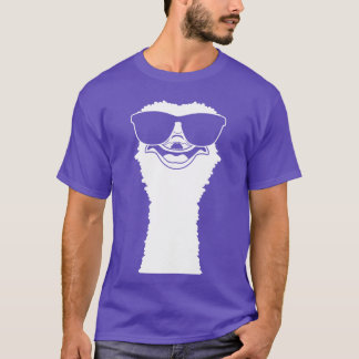Camiseta Buquê de pássaros com menina de óculos escuros