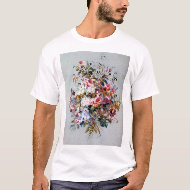 Camiseta Buquê de Rosas, Renoir (Frente)