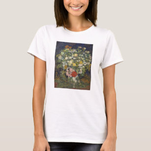 Camiseta Buquê de Vincent van Gogh   das flores em um vaso