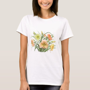 Camiseta Buquê do hemerocallis