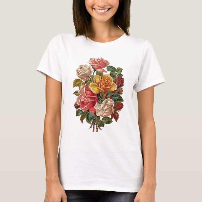 Camiseta Buquê dos rosas (Frente)
