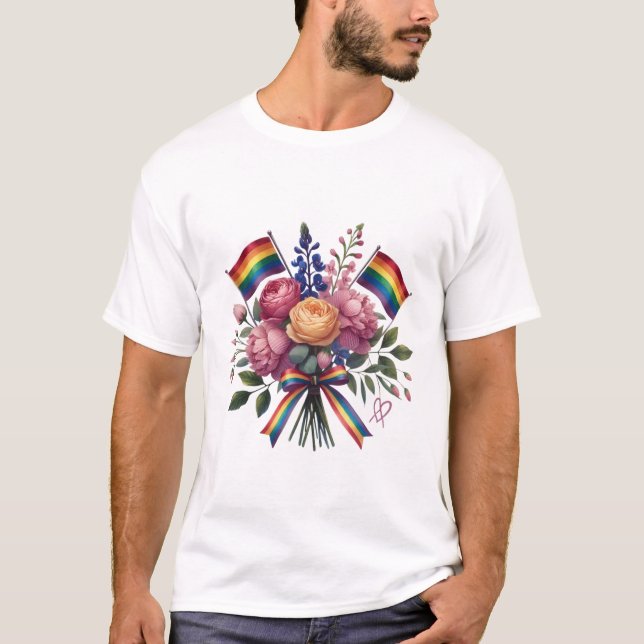Camiseta Buquê lgbt da ventoinha (Frente)