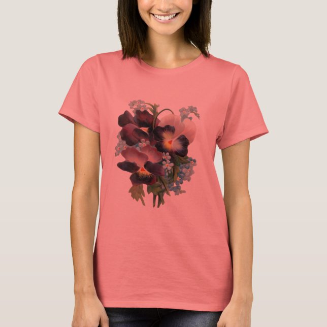 Camiseta Buquê Pansy (Frente)