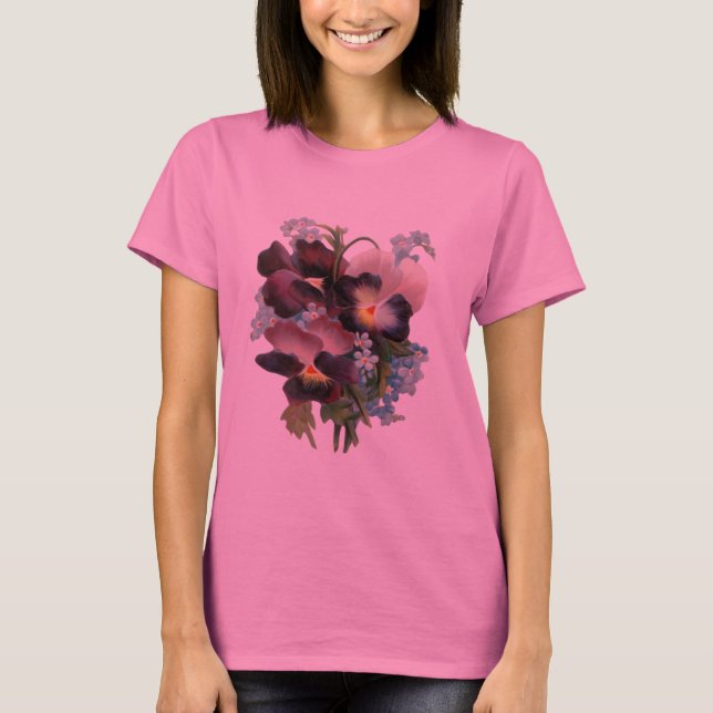 Camiseta Buquê Pansy (Frente)