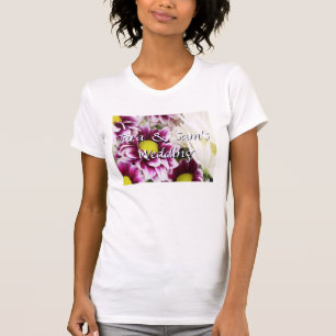 Camiseta Buquê roxo