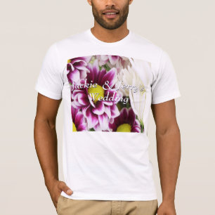 Camiseta Buquê roxo