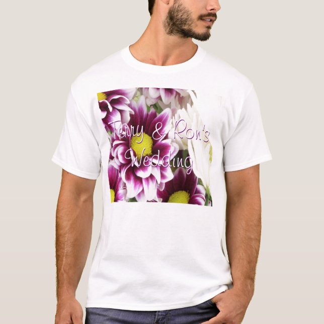 Camiseta Buquê roxo (Frente)