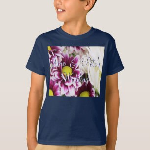 Camiseta Buquê roxo