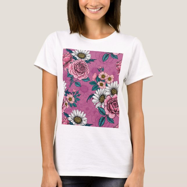 Camiseta Buquês de Verão 2 (Frente)