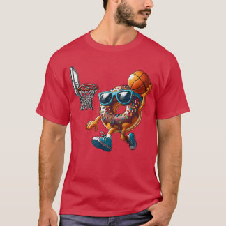 Camiseta Buraco de Donut de Afundamento Campeão de Comida J