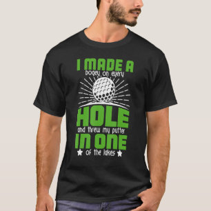 Camiseta Buraco De Golfe Em Um Golfe Arrasta De Golfe 2
