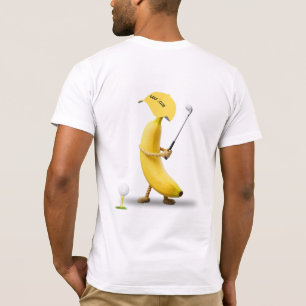 Camiseta Buraco Em Um – Clube De Golfe Banana Engraçado Car