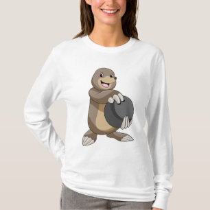 Camiseta Buraco na Boliche com Bola de boliche