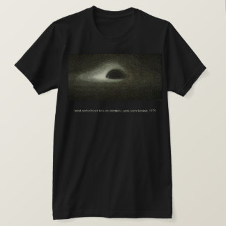 Camiseta Buraco Negro de Jean-Pierre Luminet (1979)