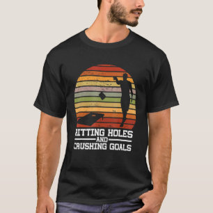 Camiseta Buracos E Metas De Esmagamento De Saco De Saco