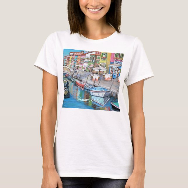 Camiseta Burano, t-shirt de Italia (Frente)