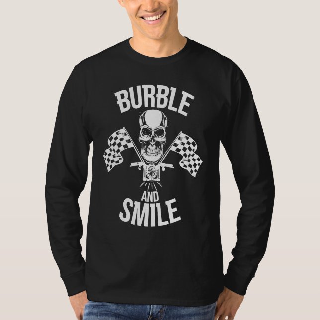 Camiseta Burble and Smile Motorbike Chopper (Frente)