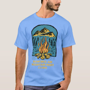 Camiseta Burgaras são Pistas Noturnas de Montanha Camping H