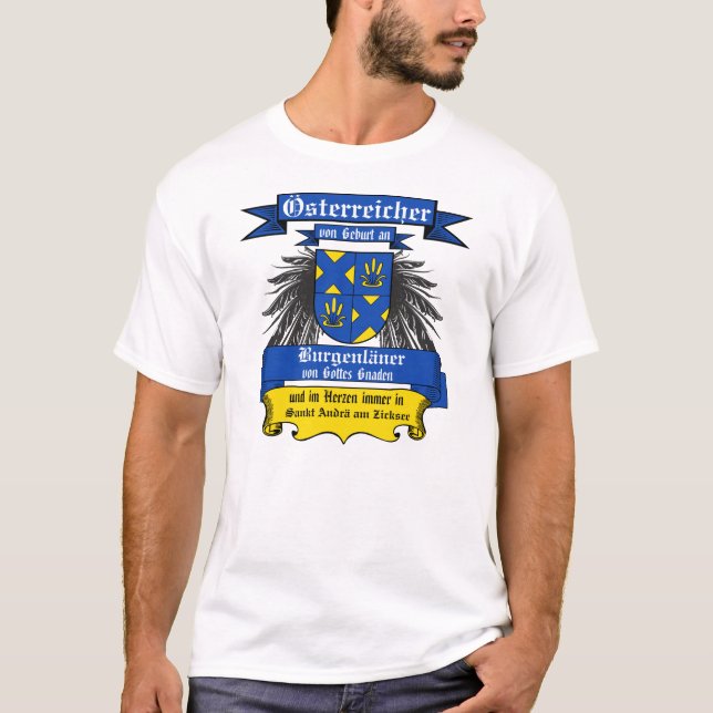Camiseta Burgenland Von Gottes Gnaden Wappen Österreich  (Frente)