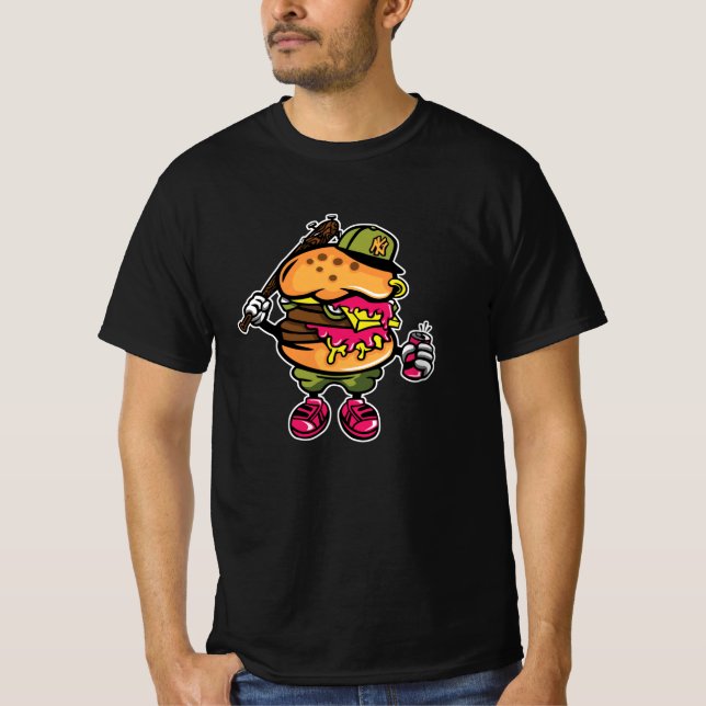 Camiseta Burger Bastard (Frente)