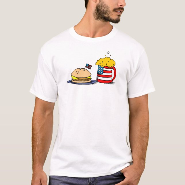 Camiseta Burger & Beer (Frente)