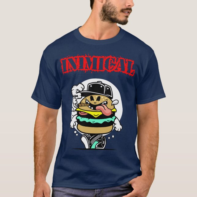 Camiseta Burger Boi Inimical (Frente)
