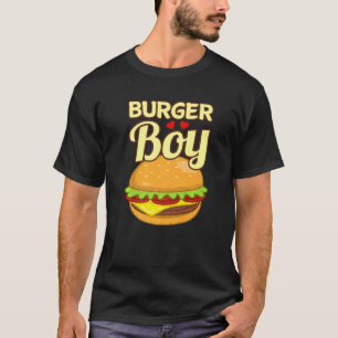 Camiseta Burger Boy Cheeseburger - Gráfico de Comida de Ha