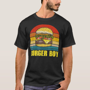 Camiseta Burger Boy Cheeseburger - Retro do Hambúrger Lover