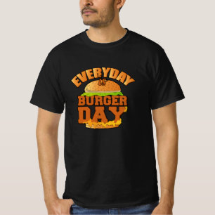 Camiseta Burger Burger de Comida Rápido Comer Foodie Ideia