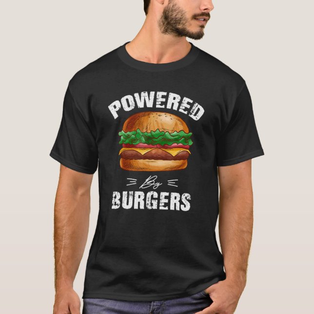 Camiseta Burger cheeseburgers hamburger fast comida snacks  (Frente)