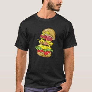Camiseta Burger Com Tomates E Queijo