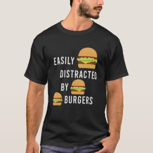 Camiseta Burger Comendo Irônico Citação Hamburger Chef