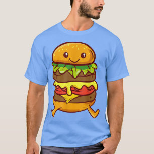 Camiseta Burger Cute Kawaii Anime Aestésico Hamb Japonês