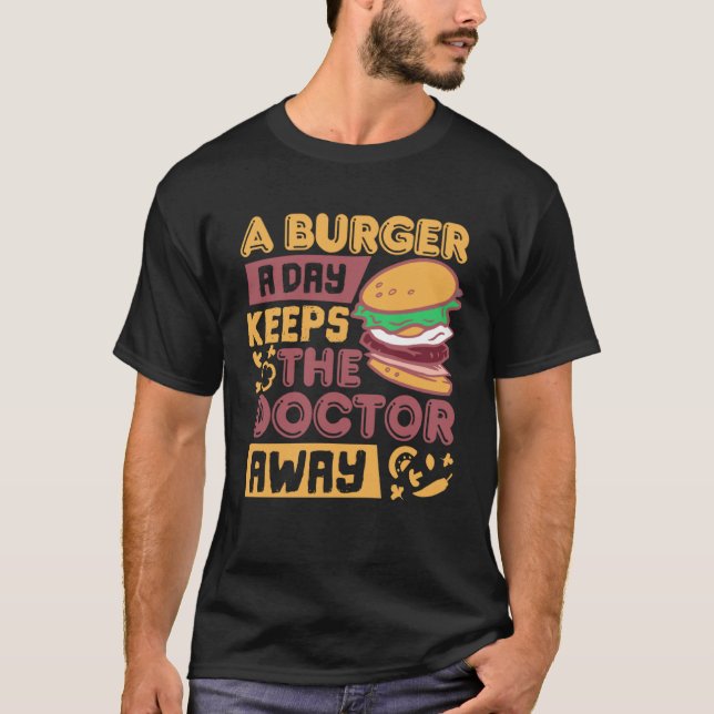 Camiseta Burger Day Fast Comida Burger Burger Day (Frente)