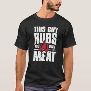 Camiseta Burger de churrasco quente de carne própria