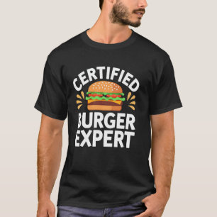 Camiseta Burger Expert Funny Cheeseburger Foodie Gift
