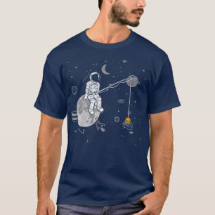 Camiseta Burger Fishing, Fisher Astronaut Planets Cheesebur