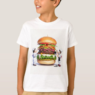 Camiseta Burger gigante