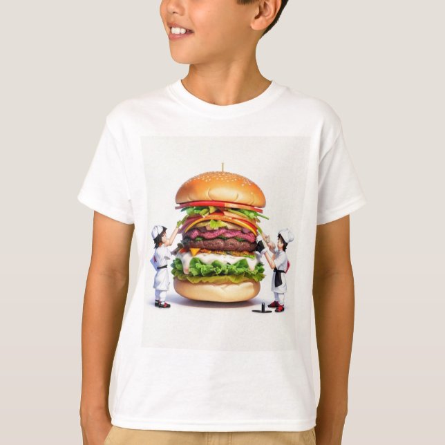 Camiseta Burger gigante (Frente)