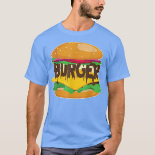 Camiseta Burger Hamburger Cheesburger Para O Lover De Comid