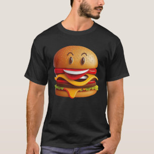 Camiseta Burger Hamburger Cute For Girls And Boys